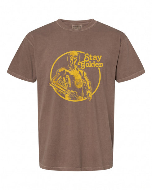 Star Wars C-3PO Stay Golden Full T-Shirt - Perfect Gift for Fans