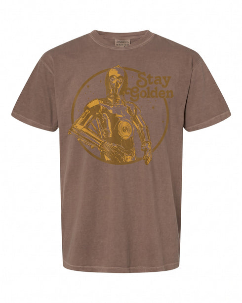 Star Wars C-3PO Golden Star T-Shirt - Perfect Gift for Fans | Retro Style