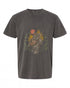 Womens Star Wars Ewok Floral Sunset V-Neck T-Shirt - Fun Retro Design | Shop Now