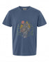 Womens Star Wars Ewok Floral Sunset V-Neck T-Shirt - Fun Retro Design | Shop Now