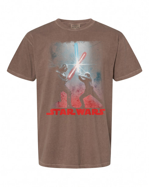 Star Wars Darth Vader Luke Skywalker T-Shirt - Epic Battle Design | Vintage Style