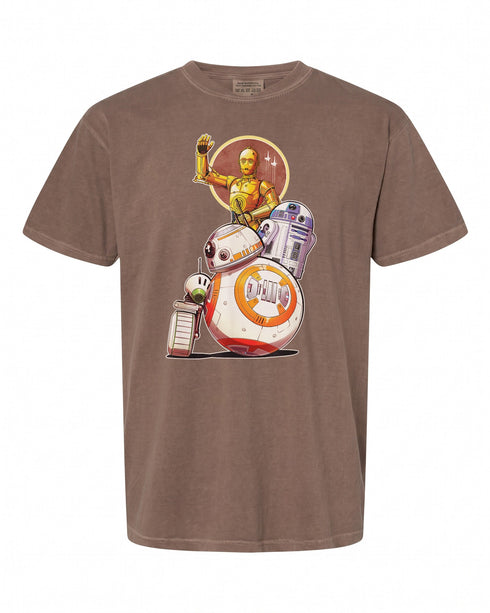 Star Wars Rise of Skywalker Droids Collage T-Shirt - Perfect for Fans | Vintage Style