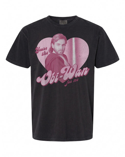 Star Wars Obi-Wan Heart Portrait T-Shirt - Perfect Gift for Fans | Retro Style