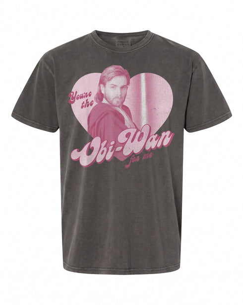 Star Wars Obi-Wan Heart Portrait T-Shirt - Perfect Gift for Fans | Retro Style