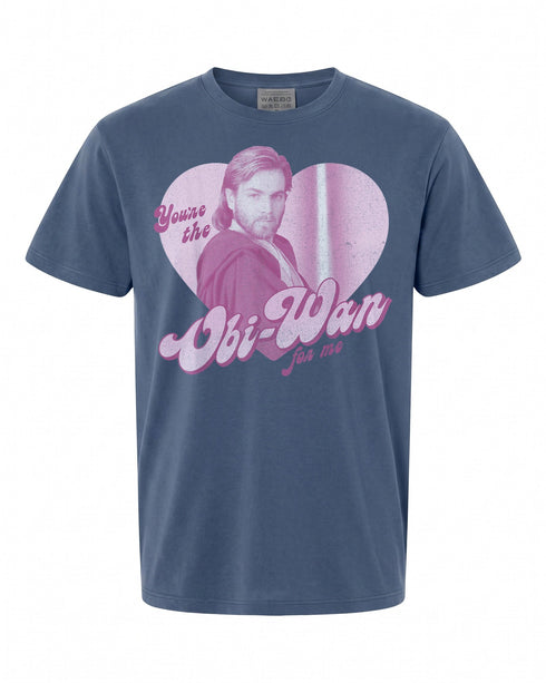 Star Wars Obi-Wan Heart Portrait T-Shirt - Perfect Gift for Fans | Retro Style