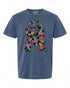 Star Wars Tropical R2-D2 Floral Print T-Shirt - Fun for Fans | Retro Vibes
