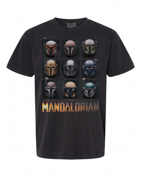 Star Wars The Mandalorian Helmet Box T-Shirt - Perfect for Fans | Retro Style