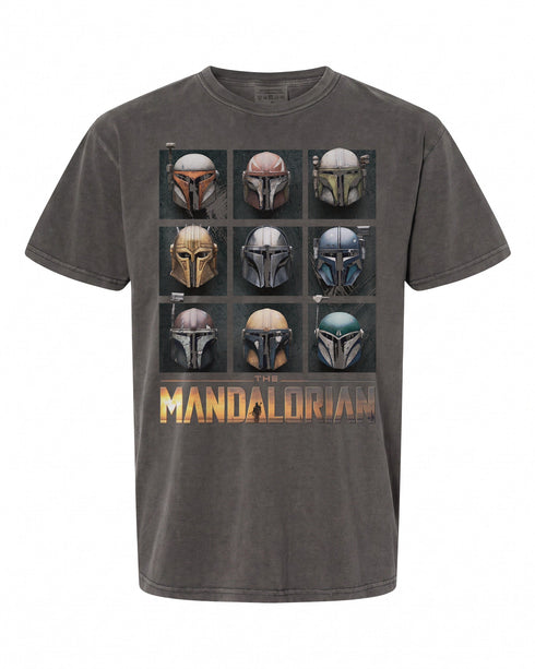 Star Wars The Mandalorian Helmet Box T-Shirt - Perfect for Fans | Retro Style