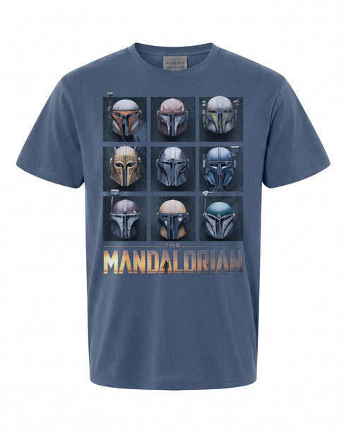 Star Wars The Mandalorian Helmet Box T-Shirt - Perfect for Fans | Retro Style