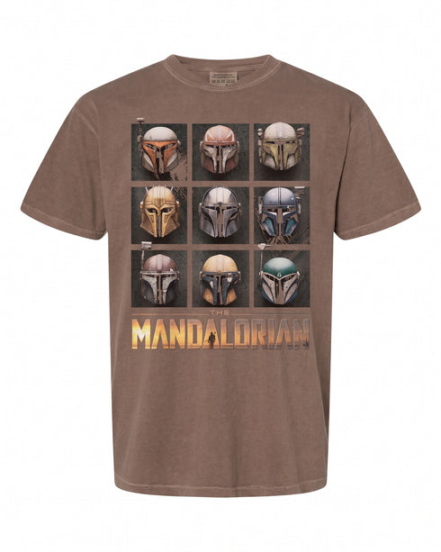 Star Wars The Mandalorian Helmet Box T-Shirt - Perfect for Fans | Retro Style