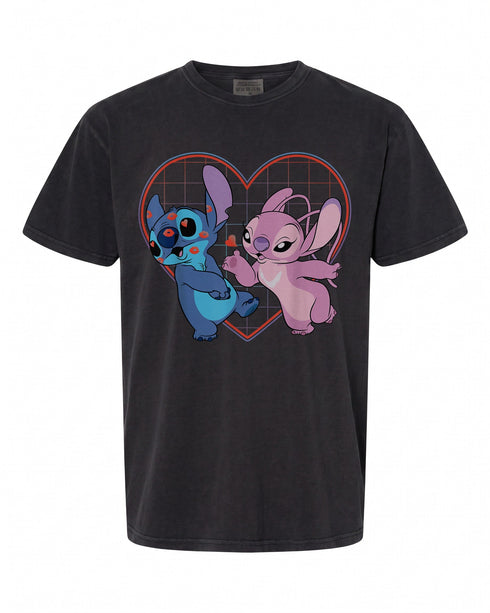 Disney Lilo and Stitch Angel Heart Kisses T-Shirt - Adorable & Fun | Perfect Gift