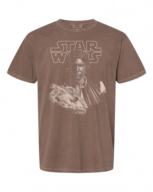 Star Wars Han Solo Millennium Falcon T-Shirt - Iconic Design | Fan Favorite