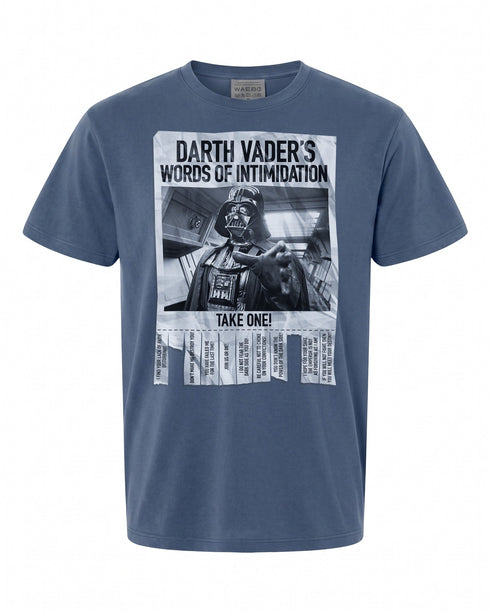 Darth Vader's Words Of Intimidation T-Shirt - Perfect Gift for Star Wars Fans