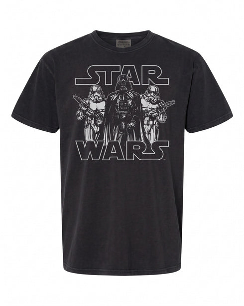 Star Wars Darth Vader & Stormtroopers T-Shirt - Iconic Design for Fans | Vintage Style