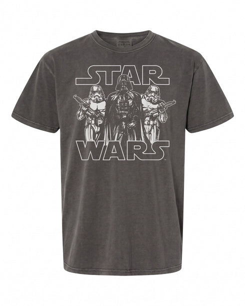 Star Wars Darth Vader & Stormtroopers T-Shirt - Iconic Design for Fans | Vintage Style