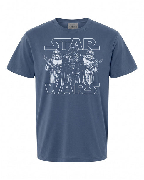 Star Wars Darth Vader & Stormtroopers T-Shirt - Iconic Design for Fans | Vintage Style