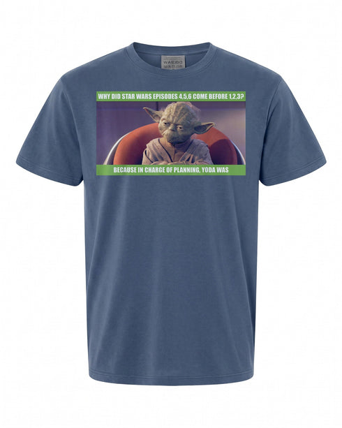 Star Wars Meme T-Shirt - Fun Yoda Planning Design | Geek Apparel