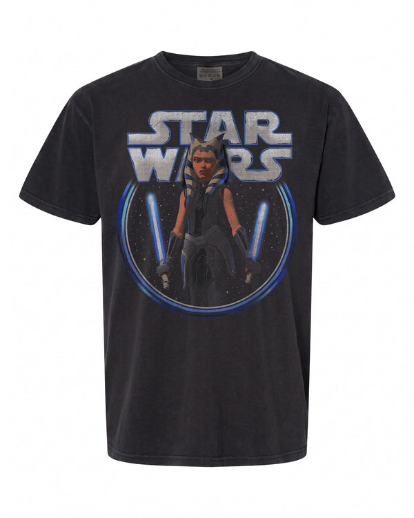 Star Wars Ahsoka Dual Wield T-Shirt - Perfect Gift for Fans | Vintage Style