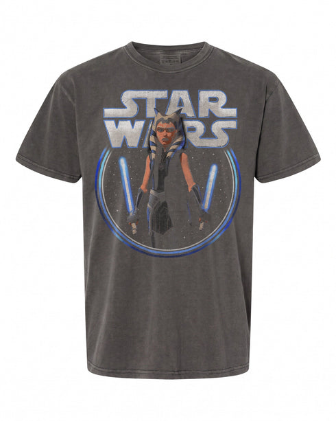 Star Wars Ahsoka Dual Wield T-Shirt - Perfect Gift for Fans | Vintage Style