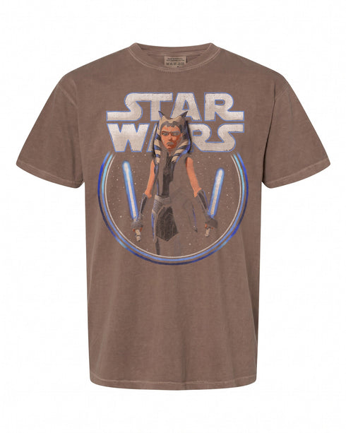 Star Wars Ahsoka Dual Wield T-Shirt - Perfect Gift for Fans | Vintage Style