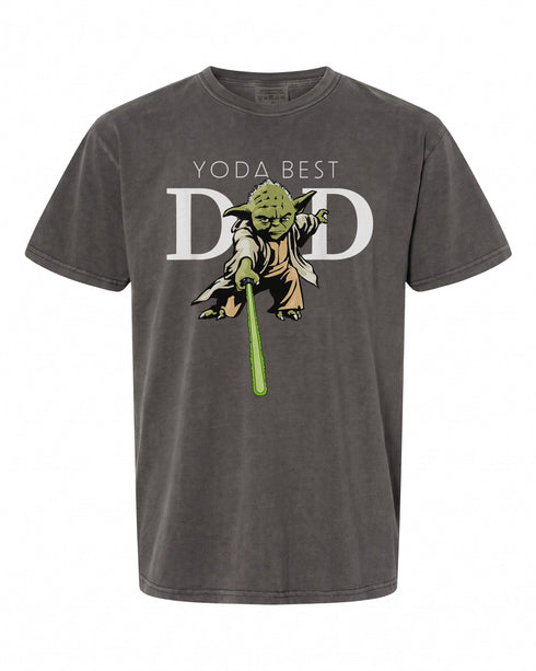 Star Wars Yoda Lightsaber Best Dad T-Shirt - Fun Gift for Fathers