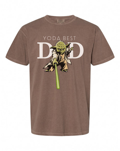 Star Wars Yoda Lightsaber Best Dad T-Shirt - Fun Gift for Fathers