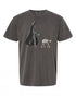Star Wars Darth Vader Dog Walker Meme T-Shirt - Fun Gift for Fans | Retro Style