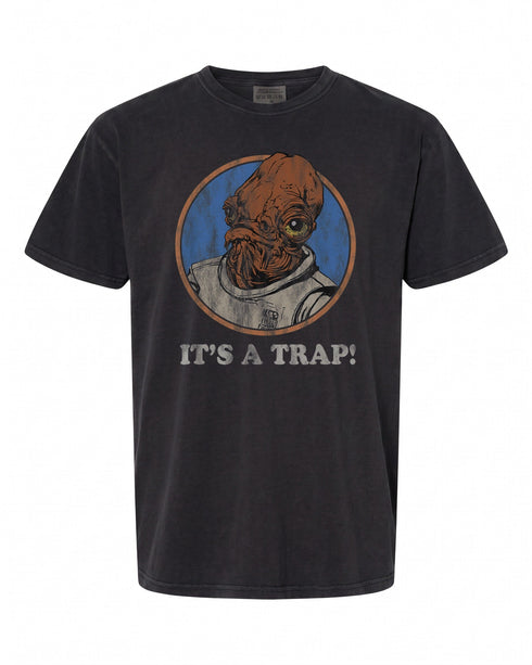 Star Wars Admiral Ackbar It's A Trap T-Shirt - Classic Retro Style | Unisex