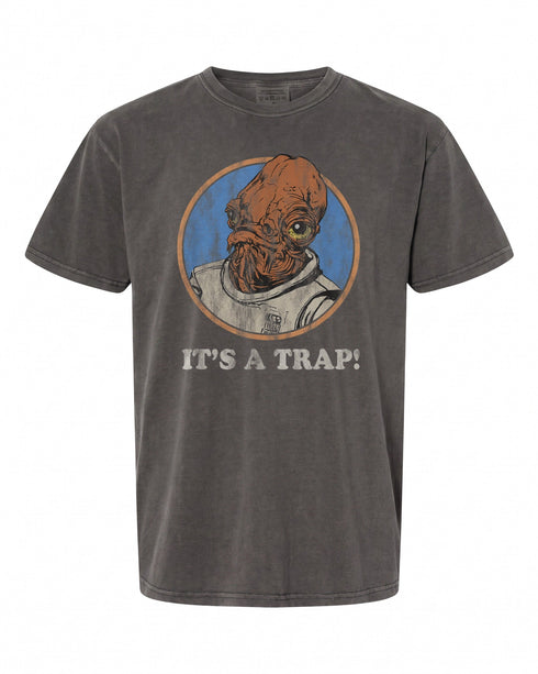 Star Wars Admiral Ackbar It's A Trap T-Shirt - Classic Retro Style | Unisex
