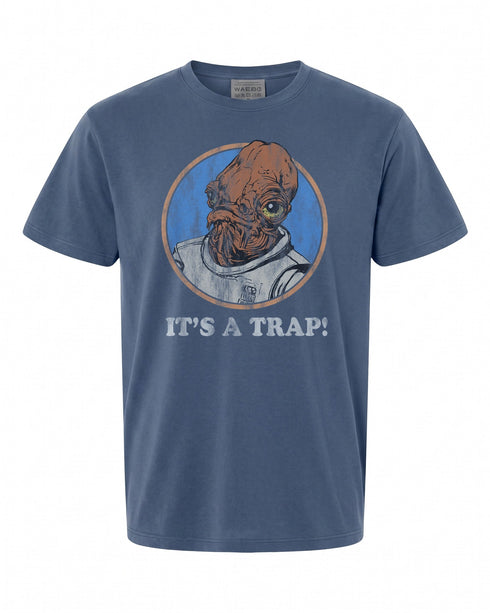 Star Wars Admiral Ackbar It's A Trap T-Shirt - Classic Retro Style | Unisex