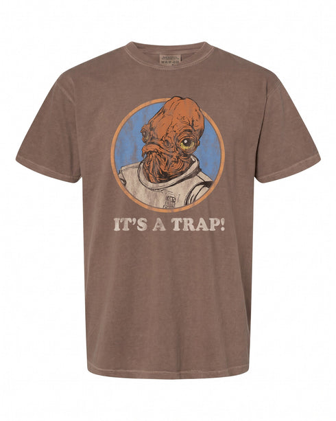 Star Wars Admiral Ackbar It's A Trap T-Shirt - Classic Retro Style | Unisex