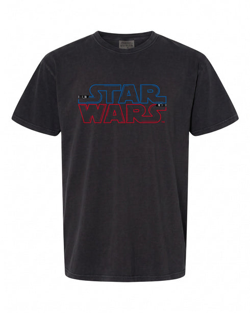Star Wars Lightsaber Logo T-Shirt - Perfect for Fans | Retro Style