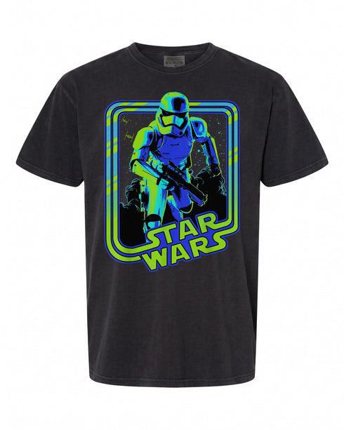 Star Wars Trooper Glow Neon T-Shirt - Perfect for Fans | Unique Design