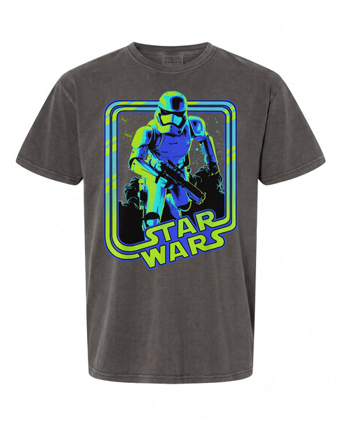 Star Wars Trooper Glow Neon T-Shirt - Perfect for Fans | Unique Design