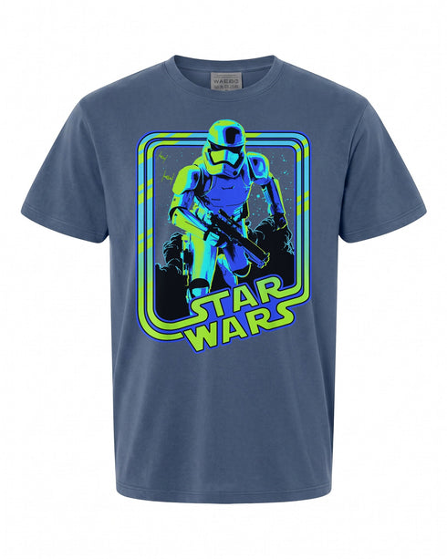 Star Wars Trooper Glow Neon T-Shirt - Perfect for Fans | Unique Design
