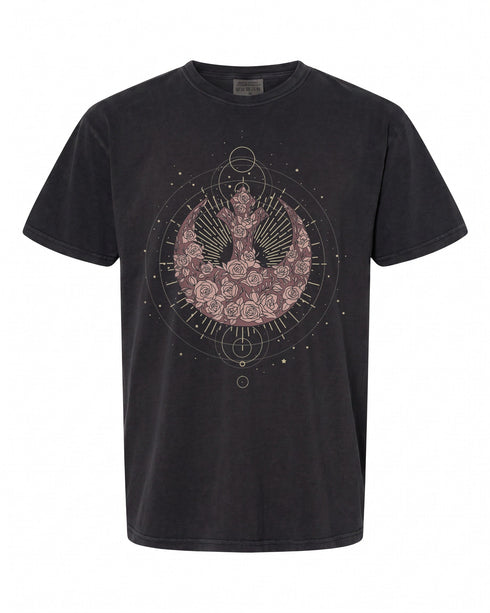 Star Wars Celestial Rose Rebel T-Shirt - Perfect Gift for Fans | Retro Style