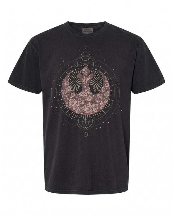 Star Wars Celestial Rose Rebel T-Shirt - Perfect Gift for Fans | Retro Style