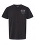 Star Wars Mandalorian Gradient Pocket Skull T-Shirt - Unique Design | Retro Vibe