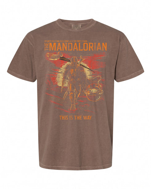 Star Wars: The Mandalorian T-Shirt - Distressed Vintage Style | Fan Favorite