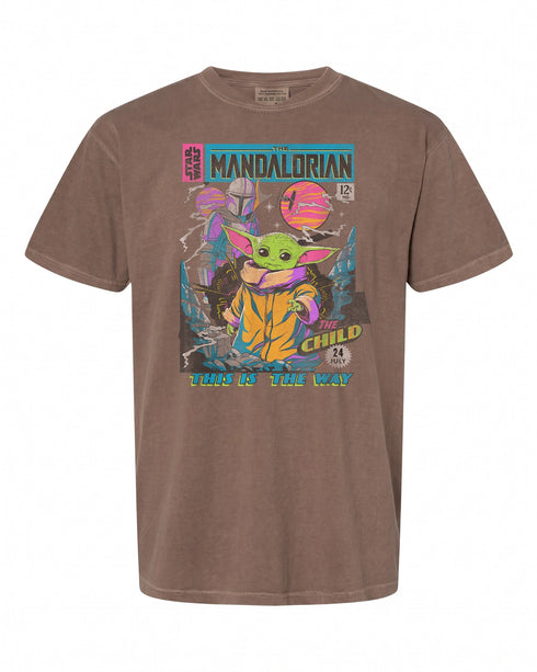 Star Wars The Mandalorian The Child Comic Book T-Shirt - Perfect Gift for Fans