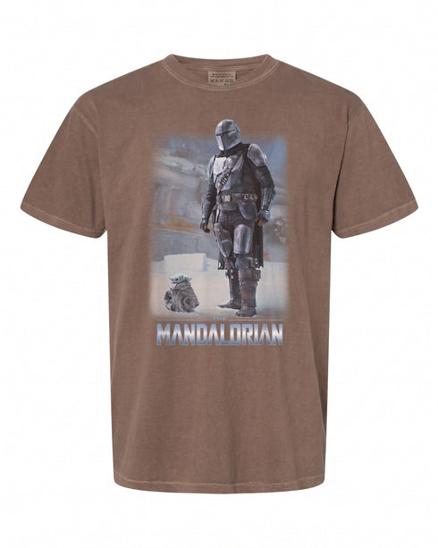 Star Wars The Mandalorian T-Shirt - Icy Portrait Design | Premium Quality
