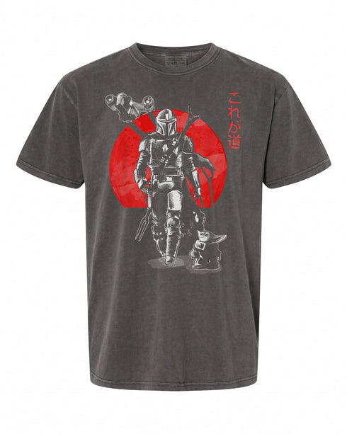 Star Wars The Mandalorian Sumi Ink Portrait T-Shirt - Perfect Gift for Fans