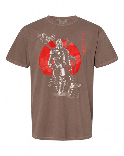 Star Wars The Mandalorian Sumi Ink Portrait T-Shirt - Perfect Gift for Fans