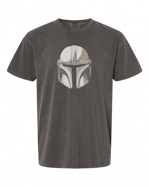 Star Wars Mandalorian Helmet T-Shirt - Iconic Design for Fans | Premium Quality