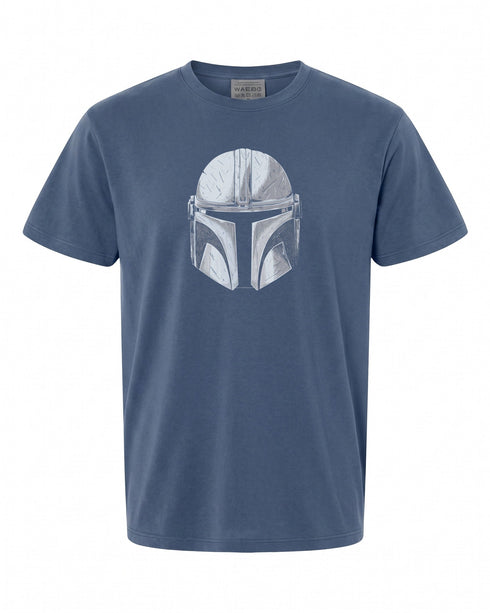 Star Wars Mandalorian Helmet T-Shirt - Iconic Design for Fans | Premium Quality