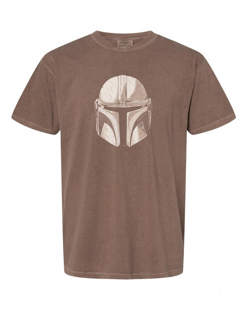 Star Wars Mandalorian Helmet T-Shirt - Iconic Design for Fans | Premium Quality