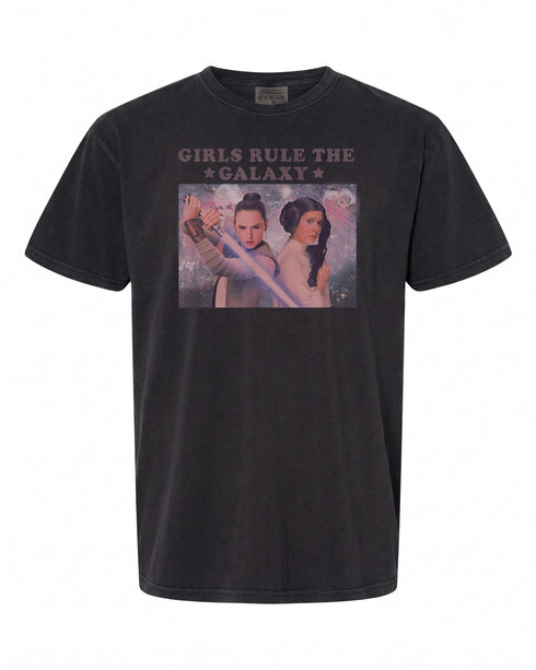 Star Wars Rey & Leia T-Shirt - Celebrate Girls Who Rule | Retro Style