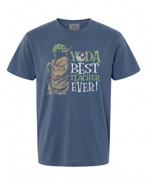 Star Wars Yoda Best Teacher Ever T-Shirt - Perfect Gift for Fans | Retro Style
