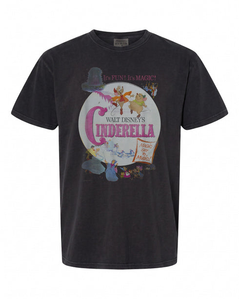 Disney Cinderella Vintage Classic Movie Poster T-Shirt - Timeless Design | Perfect Gift