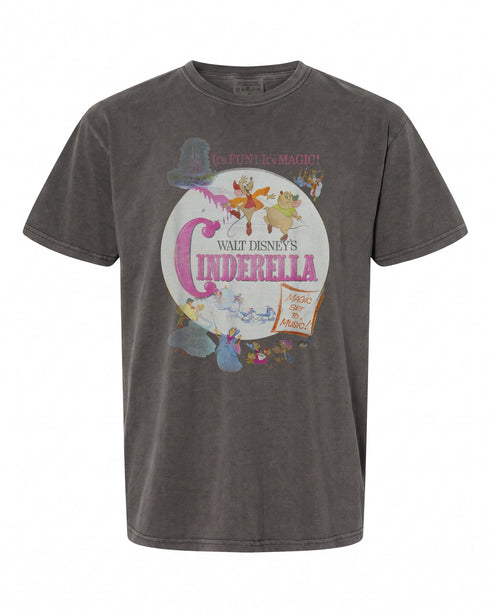 Disney Cinderella Vintage Classic Movie Poster T-Shirt - Timeless Design | Perfect Gift